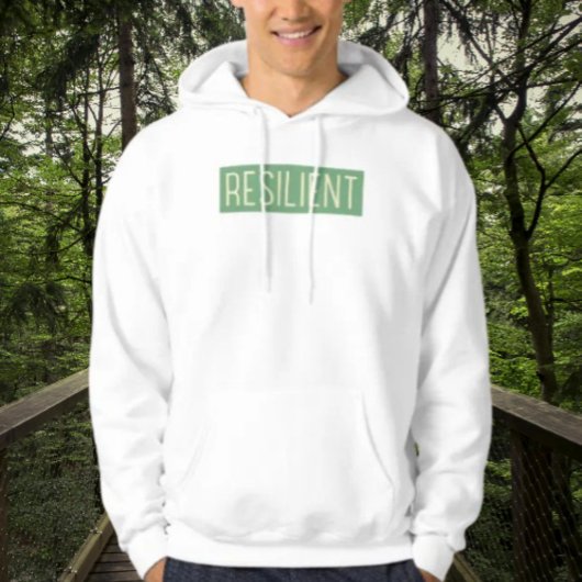 RESILIENT Hoodie – Built to Rise, Made to Endure パーカ