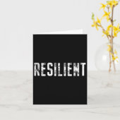 Resilient Mental Strength Self-esteem Motivation R カード (黄色い花)