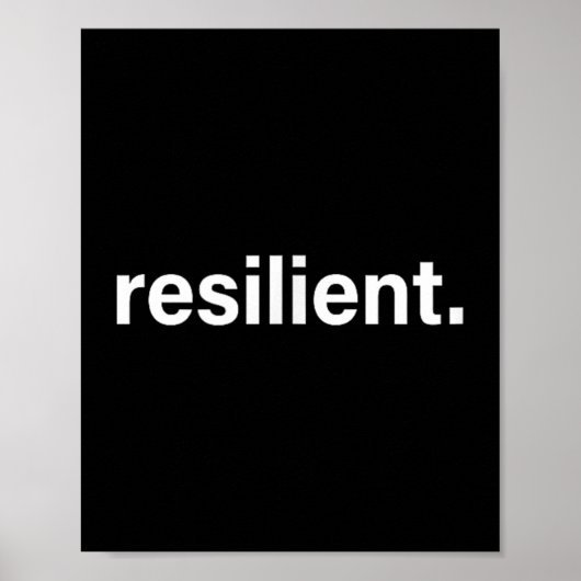 Resilient Mental Strength Self-esteem Motivation R ポスター (正面)
