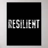 Resilient Mental Strength Self-esteem Motivation R ポスター (正面)