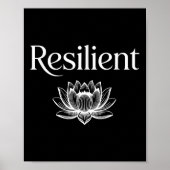 Resilient Mental Strength Self-esteem Motivation R ポスター (正面)