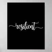 Resilient Mental Strength Self-esteem Motivation R ポスター (正面)