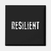 Resilient Mental Strength Self-esteem Motivation R マグネット (正面)