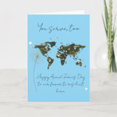 Resilient Military Child Armed Forces Day カード (正面)