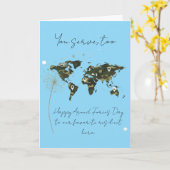 Resilient Military Child Armed Forces Day カード (黄色い花)