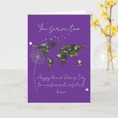 Resilient Military Child Armed Forces Day カード (黄色い花)