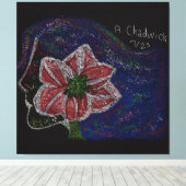 Resilient Woman Stretched Canvas Art キャンバスプリント (インサイチュ (ウッドフロア))