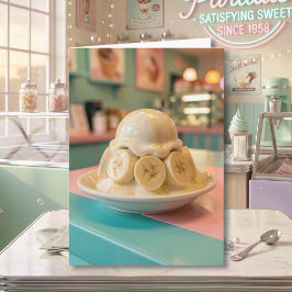 Resin Banana Sundae Granddaughter's Birthday   カード