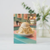 Resin Banana Sundae | Keeping in Touch ポストカード (スタンド正面)