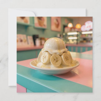 Resin Banana Sundae | Retro Ice Cream Shop