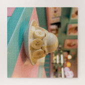 Resin Banana Sundae | Retro Ice Cream Shop ジグソーパズル (横)