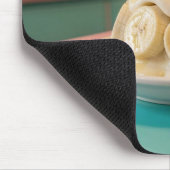 Resin Banana Sundae | Retro Ice Cream Shop マウスパッド (コーナー)