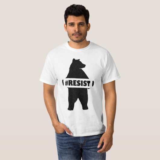 #RESISTくま Tシャツ (正面フル)