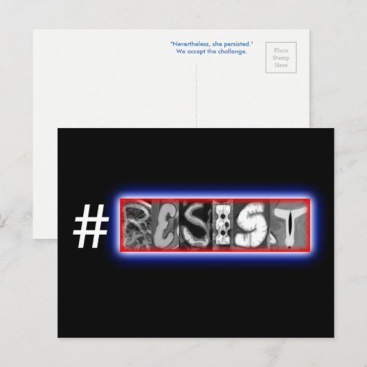 #RESISTはがき – 7月TREVOR ポストカード (正面/裏面)