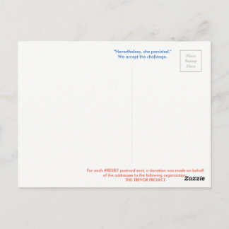 #RESISTはがき – 7月TREVOR ポストカード