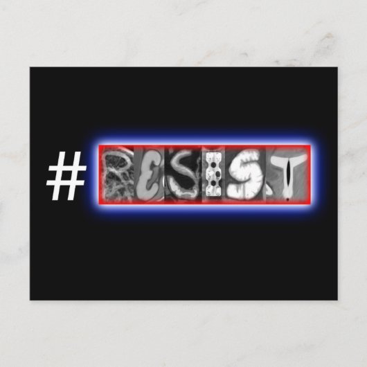 #RESISTはがき – 7月TREVOR ポストカード (正面)