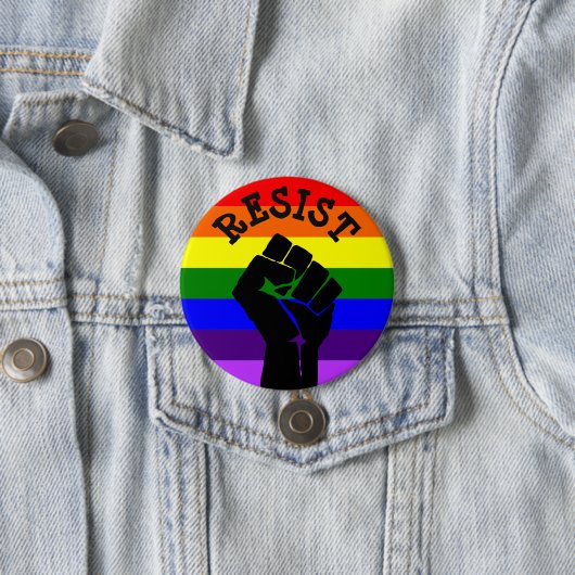 #Resist抗議者の最初のアンチトランプの政治的釦 缶バッジ (インサイチュ)