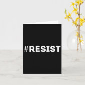 #resist抵抗 カード (黄色い花)