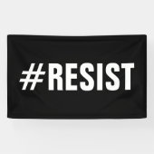 #Resist政治抗議3月 横断幕 (横)