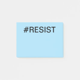 #Resist暗はっきりした色文字 ポストイット