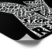 #resist第1アンチトランプ ポスター (角)