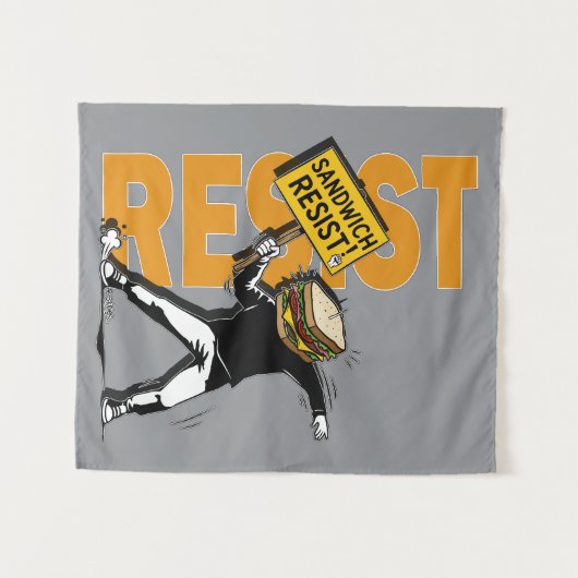 RESIST  タペストリー (正面(横))