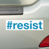 #resist バンパーステッカー (車上)