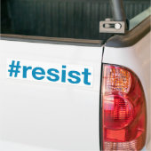 #resist バンパーステッカー (トラック上)