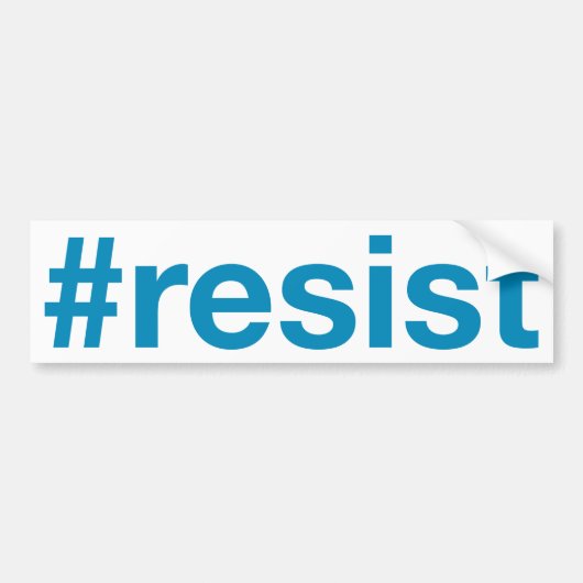 #resist バンパーステッカー (正面)
