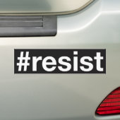 #resist バンパーステッカー (車上)