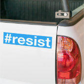 #resist バンパーステッカー (トラック上)
