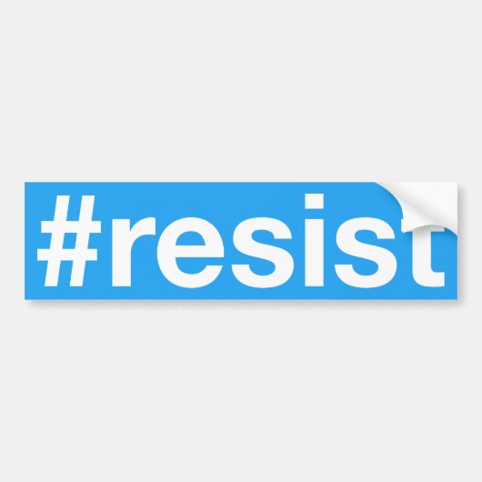 #resist バンパーステッカー (正面)