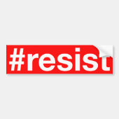 #resist バンパーステッカー (正面)