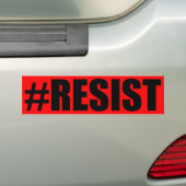 #RESIST バンパーステッカー (車上)