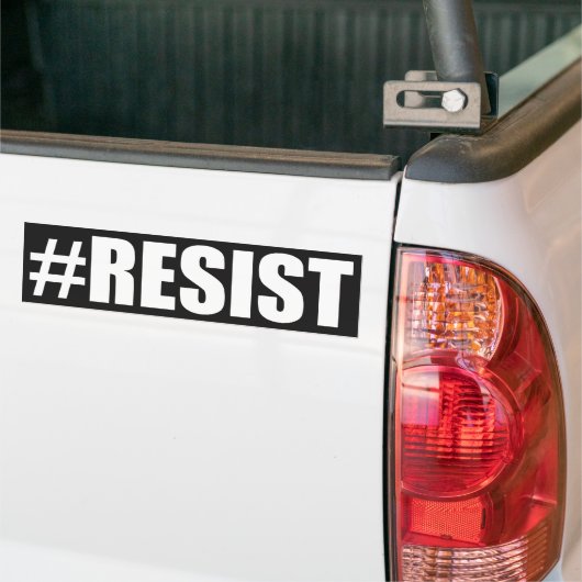#RESIST バンパーステッカー (トラック上)