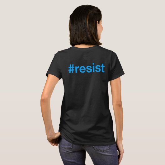 #resist (両面) tシャツ (裏面フル)