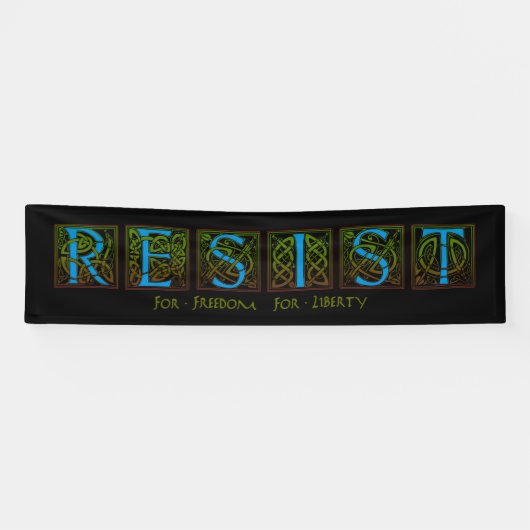 Resist 横断幕 (横)