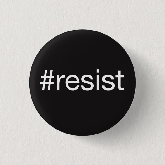 #resist 缶バッジ (正面)