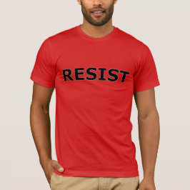 RESIST – 赤の黒 Tシャツ