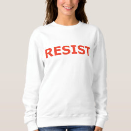RESIST – 赤色の警告 スウェットシャツ