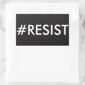 #RESIST 長方形シール (バッグ)