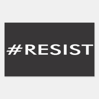 #RESIST 長方形シール