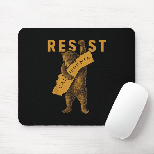 Resist California Bear  マウスパッド (マウス)