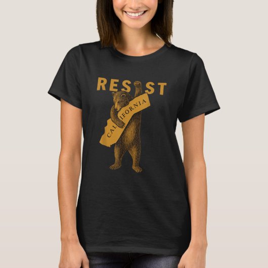 Resist California Bear  Tシャツ (正面)