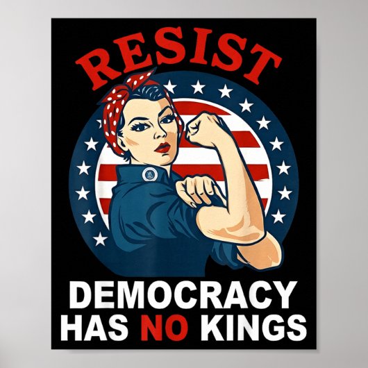 Resist democracy has kings woman's girl america ポスター (正面)