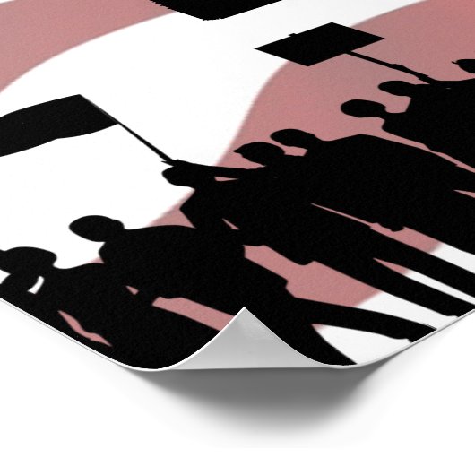 RESIST Fist Anti Donald Trump Poster ポスター (角)