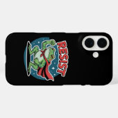 Resist Frog Portland Frog Protest for Men Women Case-Mate iPhoneケース (裏面 (横))