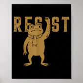 Resist Frog Rtland Frog Protest For Men Women  ポスター (正面)