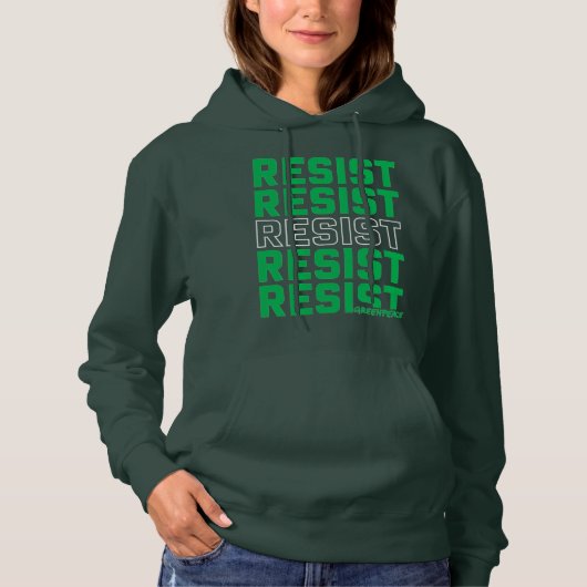 RESIST Greenpeace Power パーカー パーカ (正面)