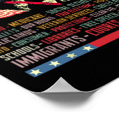 Resist Hands Off Protest Social Security And Medic ポスター (角)